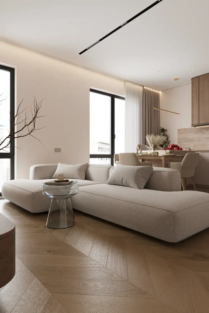 Интерьер: ул. Дубининская, 66 м²