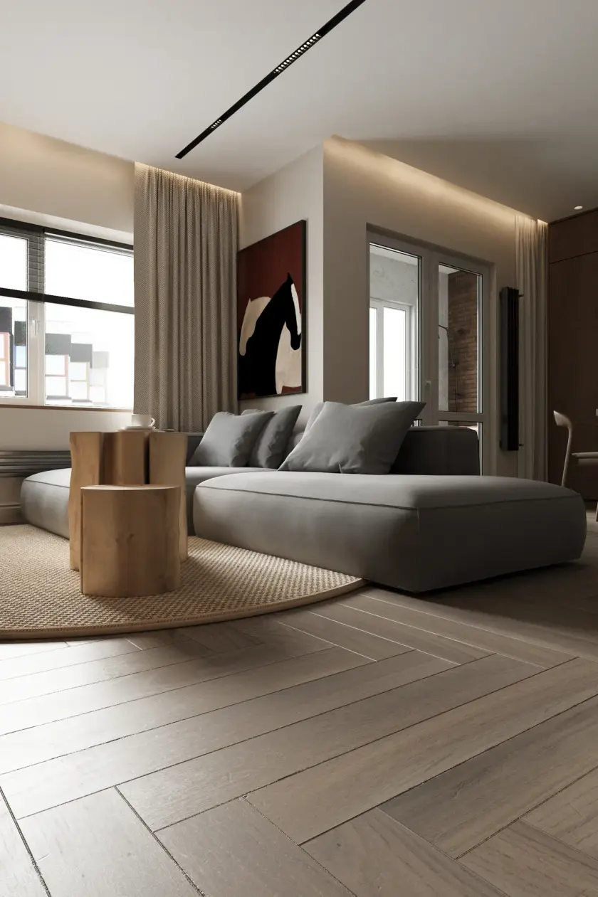 Дизайн интерьера: пр. Строителей, 85 м²