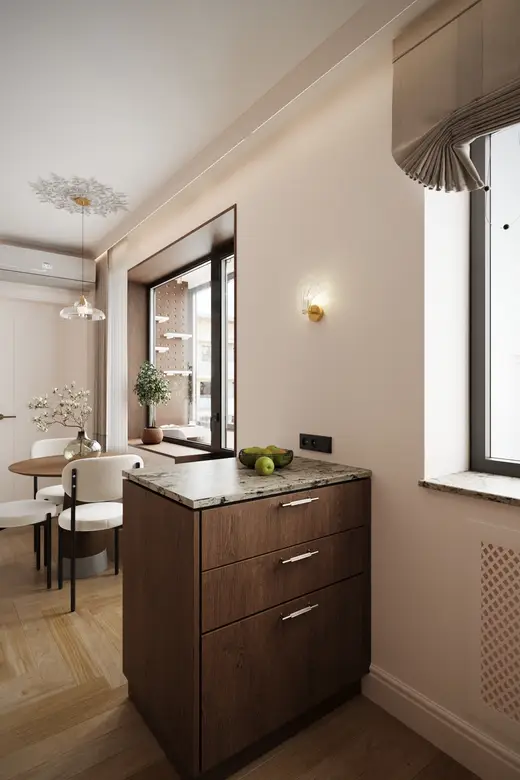 Дизайн интерьера: Дербеневская набережная, 43 м², фото 17 из 37