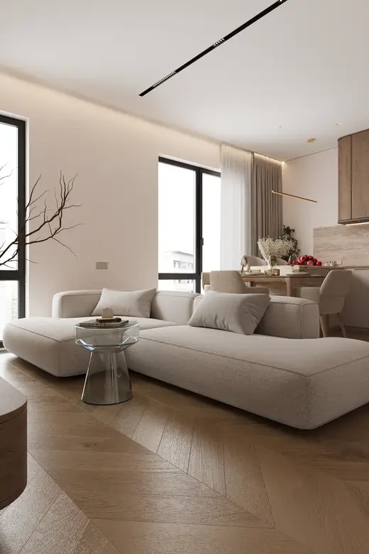 Дизайн интерьера: ул. Дубининская, 66 м², фото 1 из 50