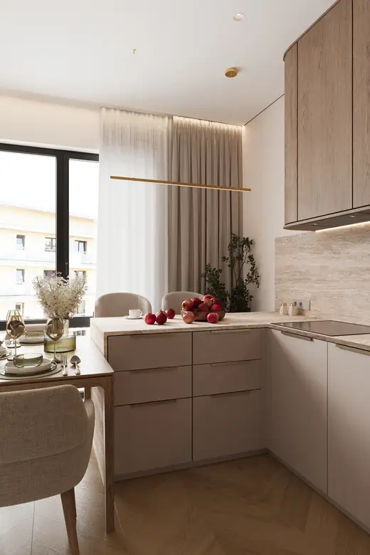 Дизайн интерьера: ул. Дубининская, 66 м², фото 5 из 50