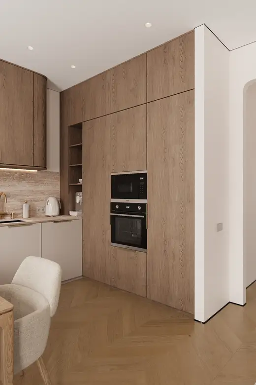 Дизайн интерьера: ул. Дубининская, 66 м², фото 10 из 50