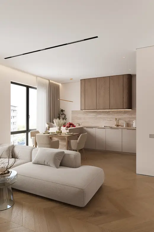Дизайн интерьера: ул. Дубининская, 66 м², фото 15 из 50