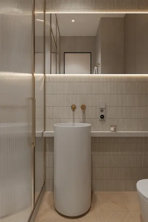 Дизайн интерьера: ул. Дубининская, 66 м², фото 42 из 50