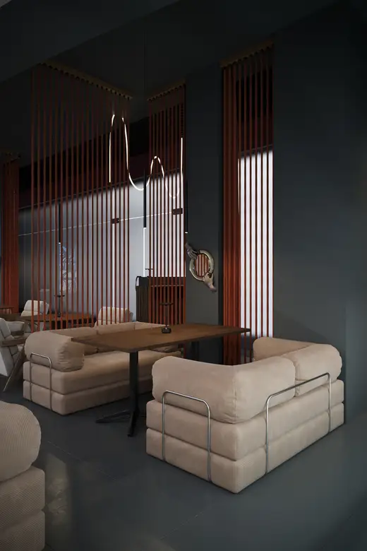 Дизайн интерьера: Кальянная в ТЦ «Парус», 140 м², фото 11 из 30