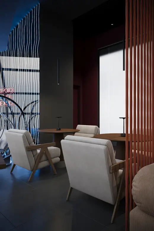 Дизайн интерьера: Кальянная в ТЦ «Парус», 140 м², фото 15 из 30