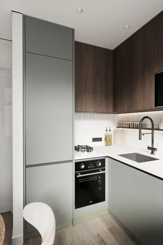 Дизайн интерьера: ул. Халтуринская, 44 м², фото 21 из 35