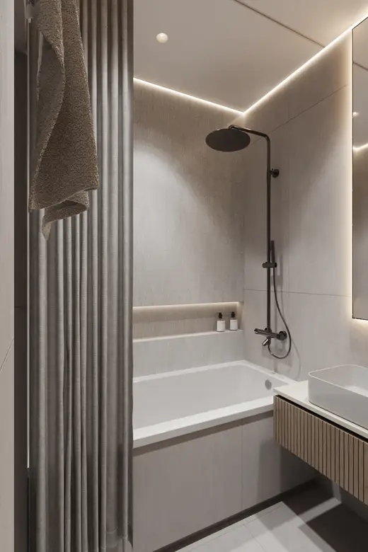 Дизайн интерьера: Кронштадтский бульвар, 67 м², фото 37 из 48