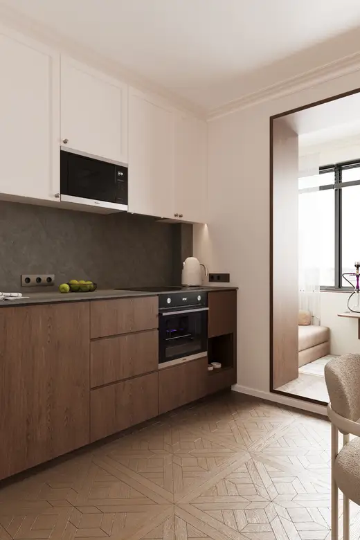 Дизайн интерьера: мкр. Дзержинский, 47 м², фото 5 из 35