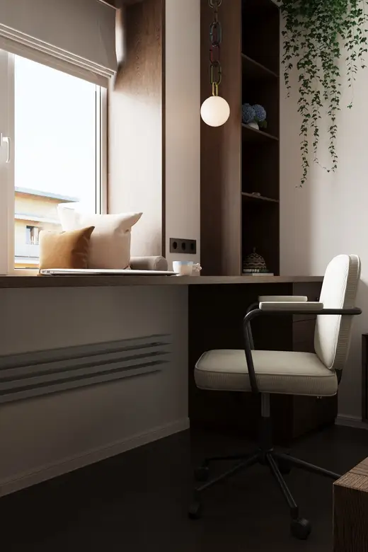 Дизайн интерьера: мкр. Дзержинский, 47 м², фото 31 из 35