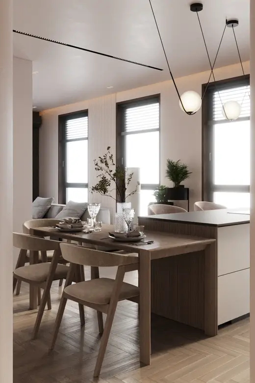 Дизайн интерьера: ЖК Level Нагатинская, 54 м², фото 7 из 33