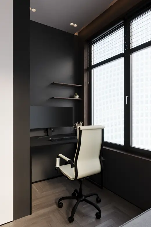 Дизайн интерьера: ЖК Level Нагатинская, 54 м², фото 12 из 33