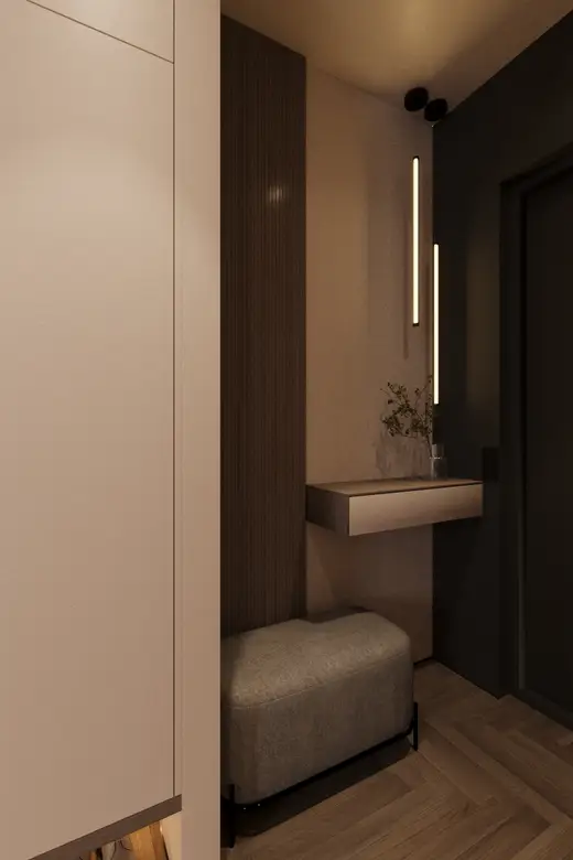 Дизайн интерьера: ЖК Level Нагатинская, 54 м², фото 18 из 33
