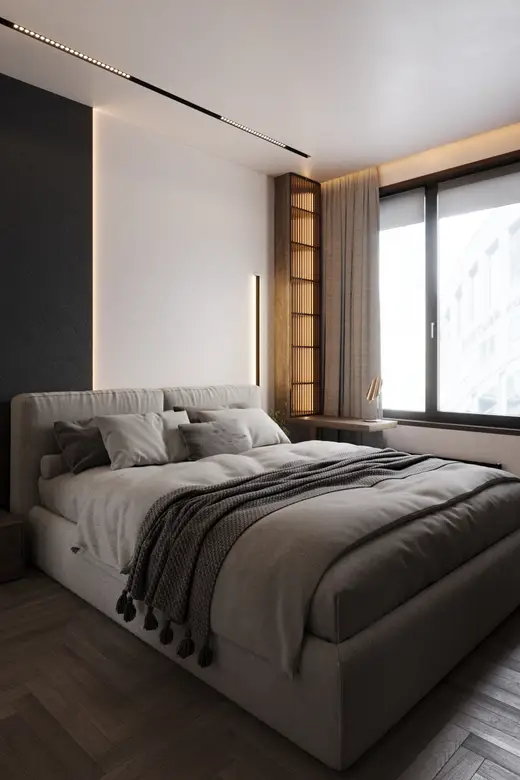 Дизайн интерьера: ЖК Level Нагатинская, 54 м², фото 19 из 33