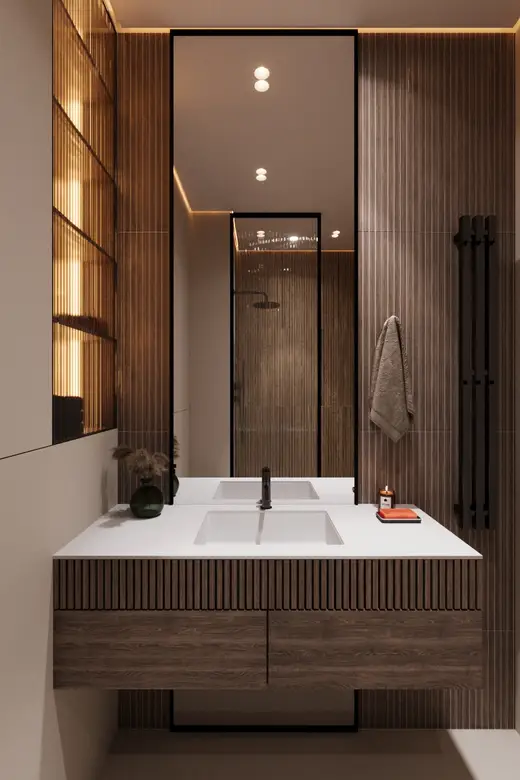 Дизайн интерьера: ЖК Level Нагатинская, 54 м², фото 26 из 33