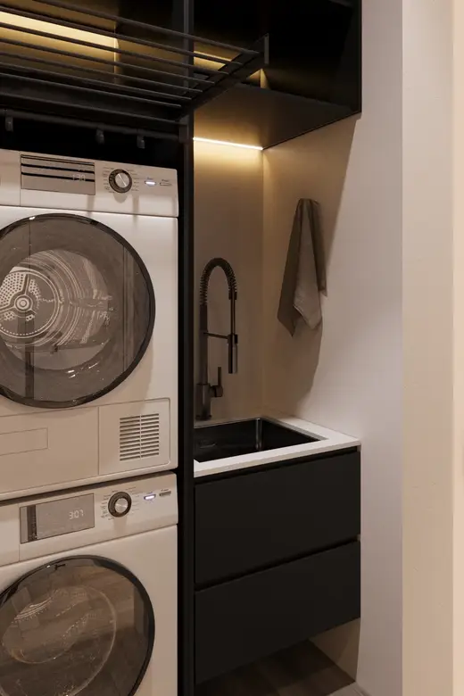 Дизайн интерьера: ЖК Level Нагатинская, 54 м², фото 31 из 33