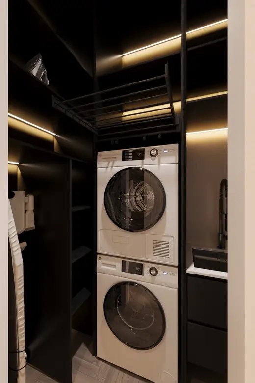 Дизайн интерьера: ЖК Level Нагатинская, 54 м², фото 32 из 33