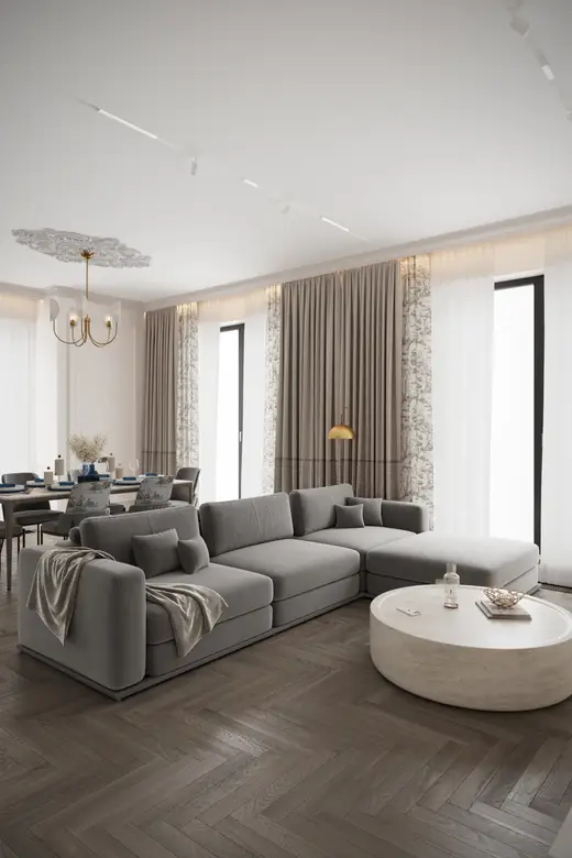 Дизайн интерьера: ЖК Шагал, 134 м², фото 1 из 67