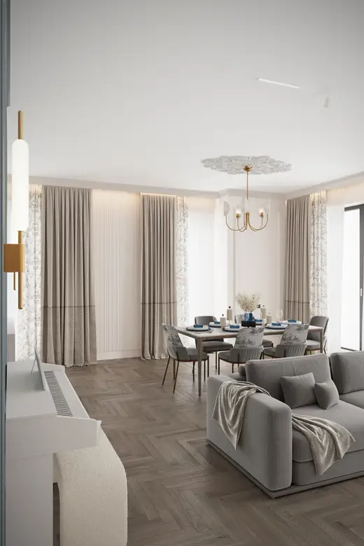 Дизайн интерьера: ЖК Шагал, 134 м², фото 15 из 67