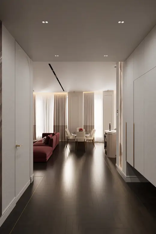 Дизайн интерьера: ЖК Сидней Сити, 102 м², фото 21 из 64