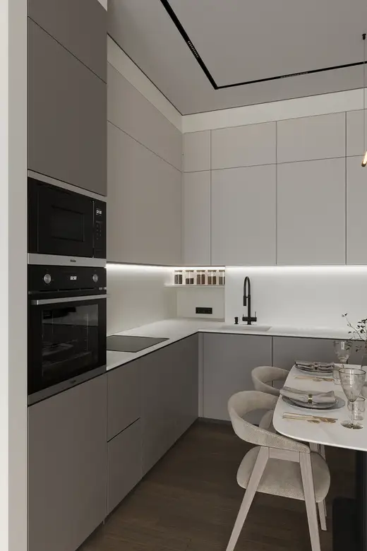 Дизайн интерьера: бульвар Братьев Весниных, 64 м², фото 19 из 43