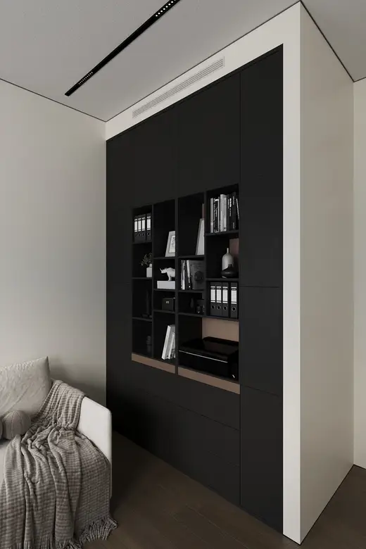 Дизайн интерьера: бульвар Братьев Весниных, 64 м², фото 39 из 43