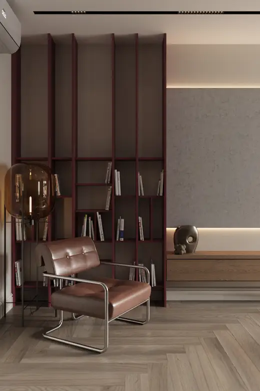 Дизайн интерьера: пр. Строителей, 85 м², фото 5 из 46