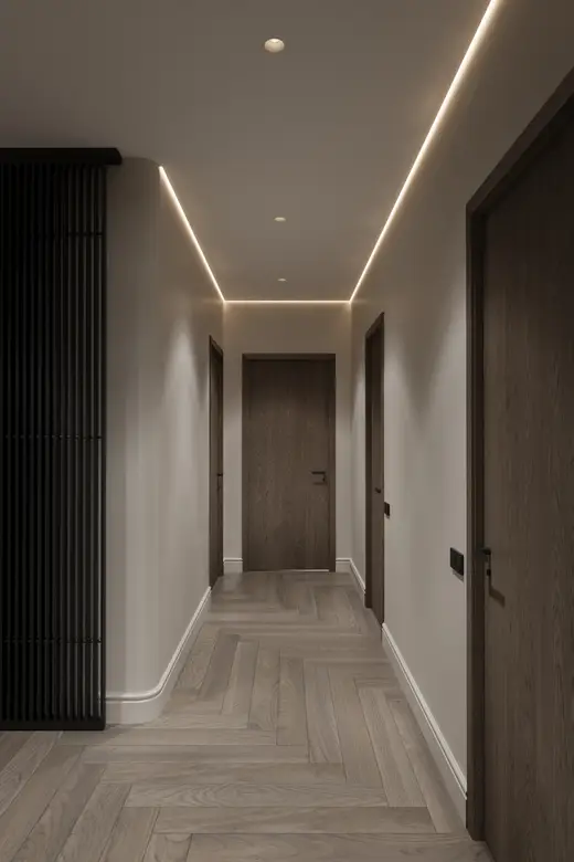 Дизайн интерьера: пр. Строителей, 85 м², фото 15 из 46