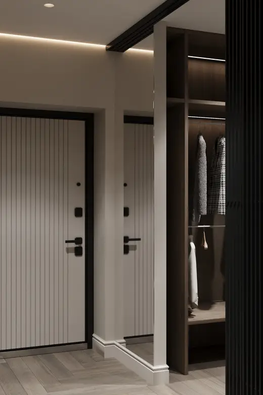 Дизайн интерьера: пр. Строителей, 85 м², фото 19 из 46