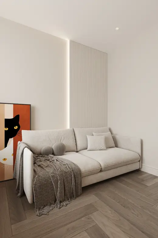 Дизайн интерьера: пр. Строителей, 85 м², фото 30 из 46