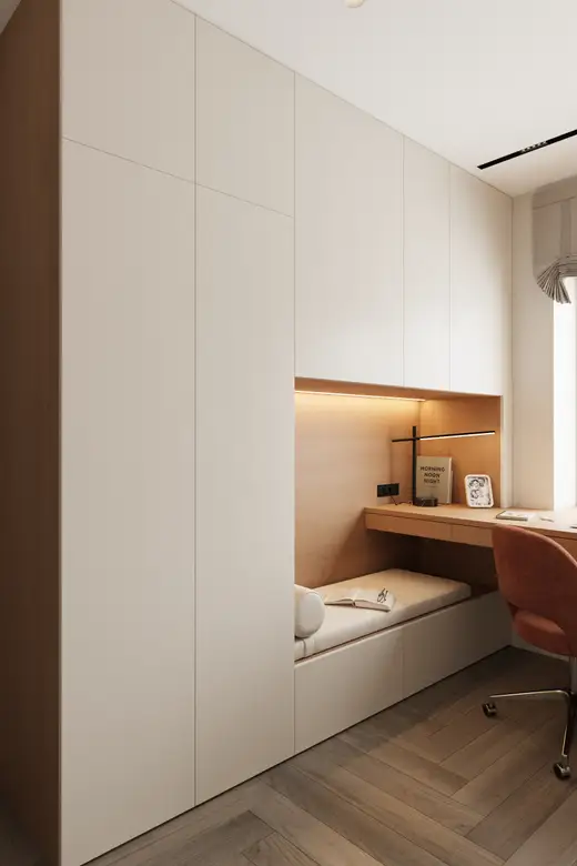 Дизайн интерьера: пр. Строителей, 85 м², фото 32 из 46