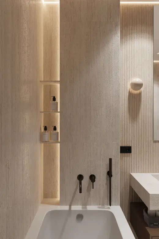 Дизайн интерьера: пр. Строителей, 85 м², фото 39 из 46