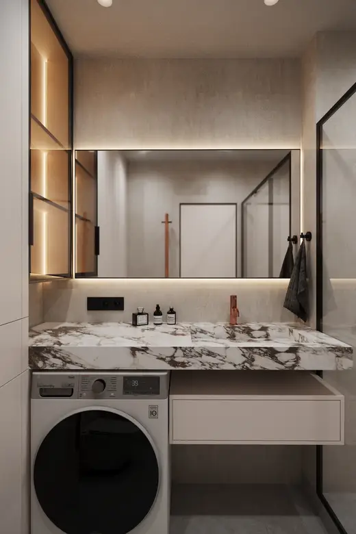 Дизайн интерьера: ЖК Жаворонки Клаб, 35 м², фото 20 из 27
